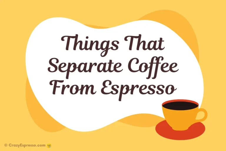 Coffee Vs Espresso