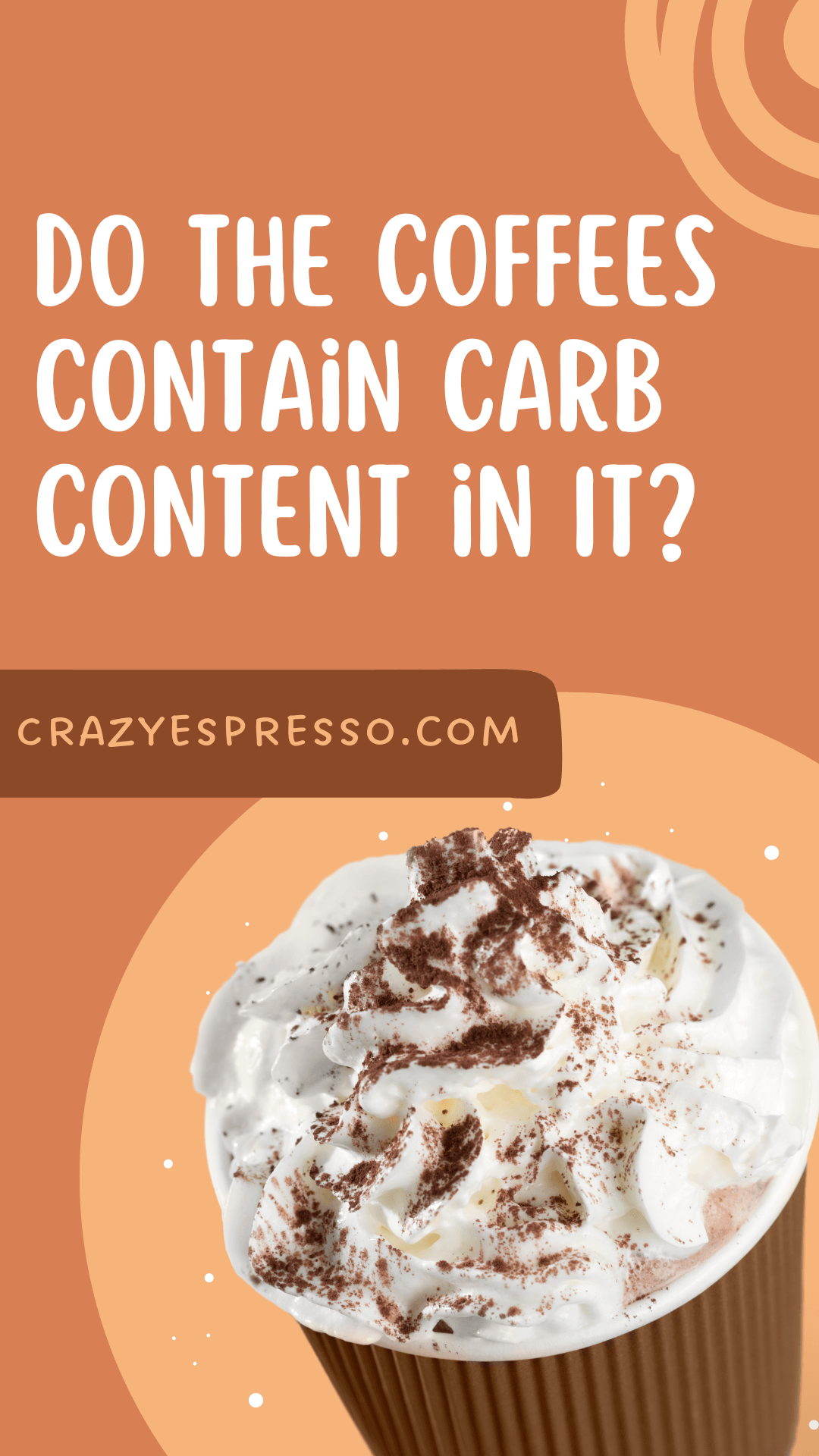 Does Coffee Have Carbs in it? Crazy Espresso