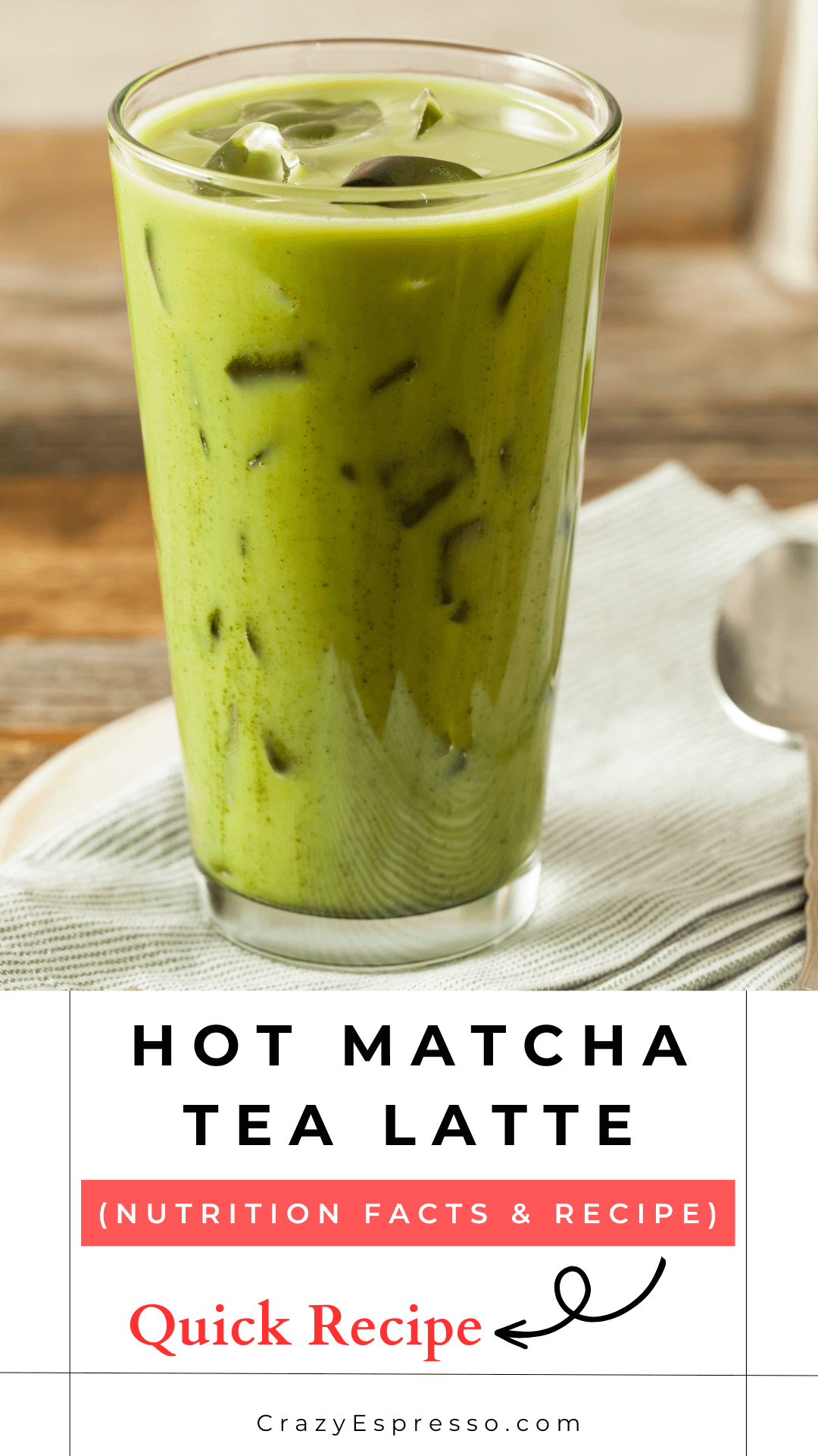 Starbucks Matcha Drink (Nutrition Facts & Recipe) Crazy Espresso
