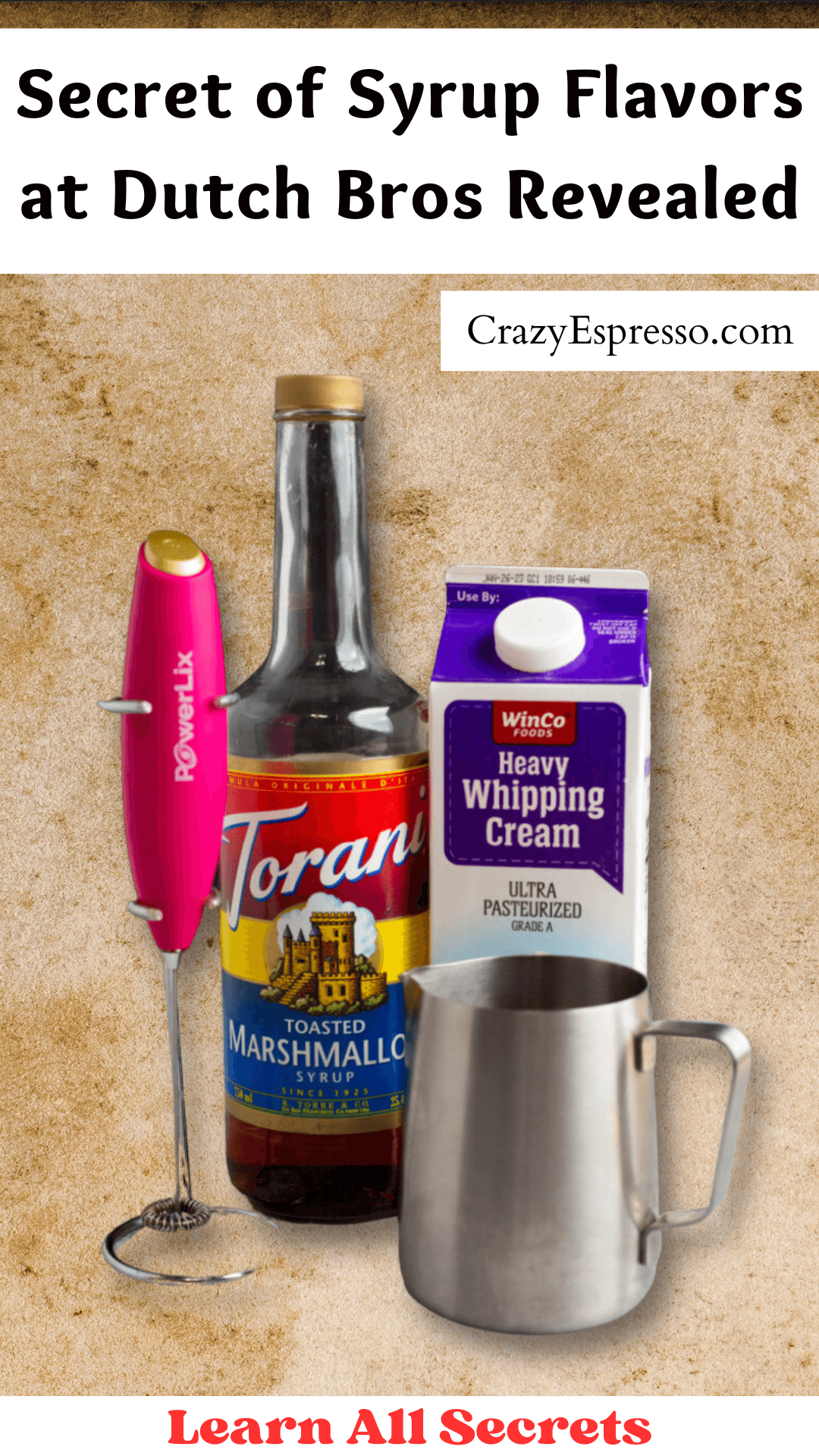 The Secret of Syrup Flavors at Dutch Bros Revealed Crazy Espresso