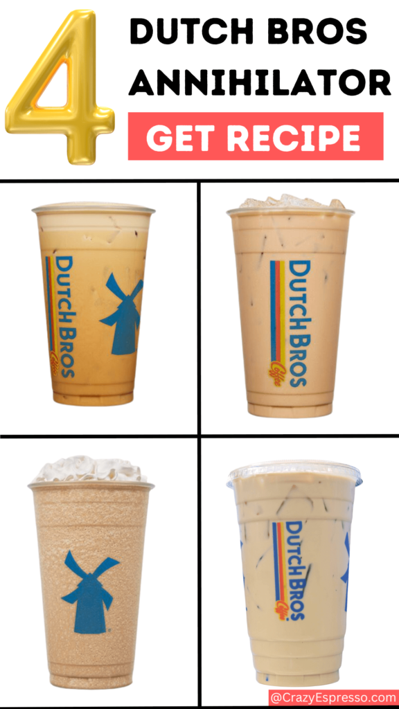 dutch bros annihilator cold brew calories