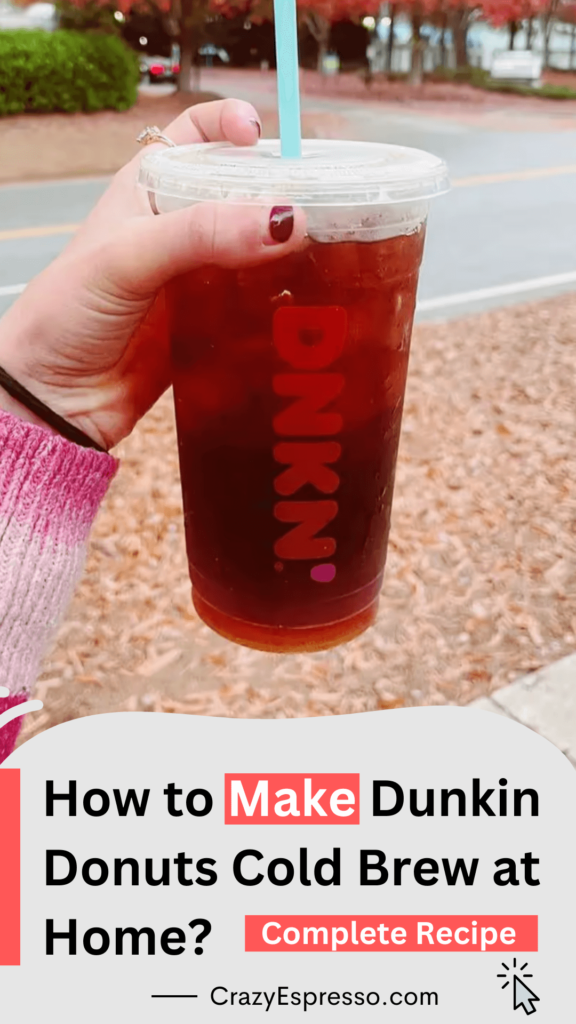 how to make dunkin donuts brown sugar cream cold brew at home