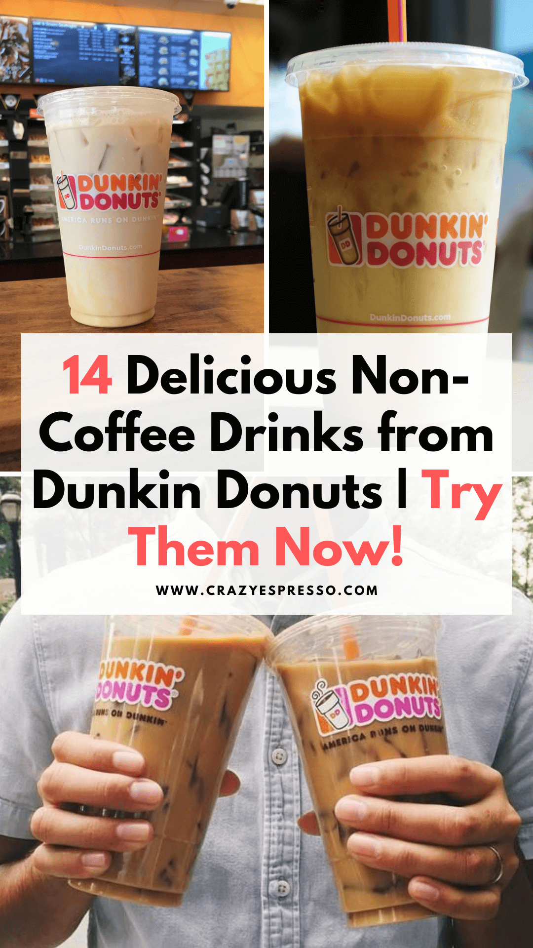 14 Delicious NonCoffee Drinks from Dunkin Donuts