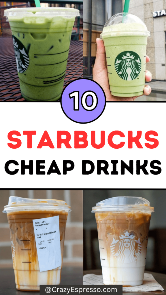 best cheap Starbucks coffee drinks