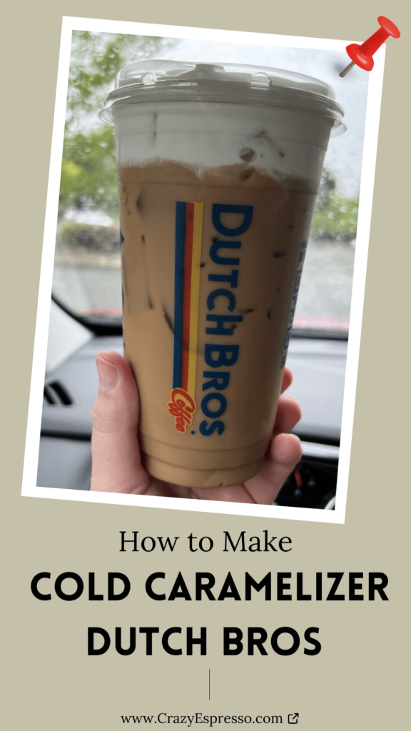 how to make Cold Caramelizer dutch bros