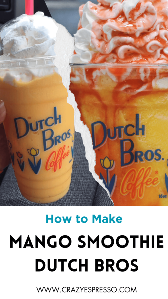 how to make Mango Smoothie Dutch Bros