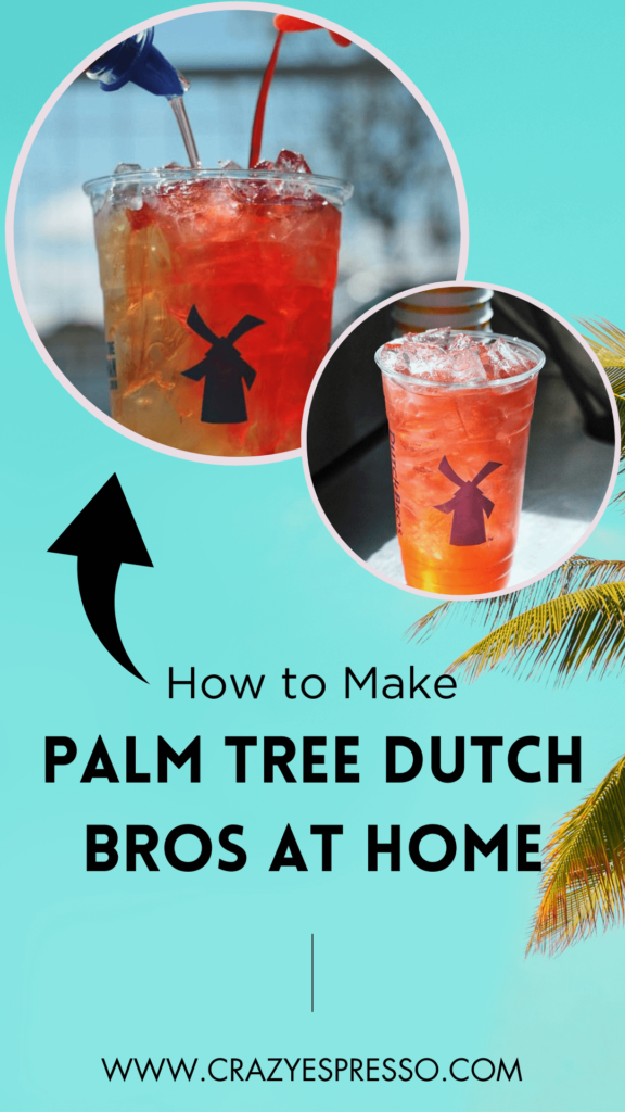 how to make Palm Tree Dutch Bros