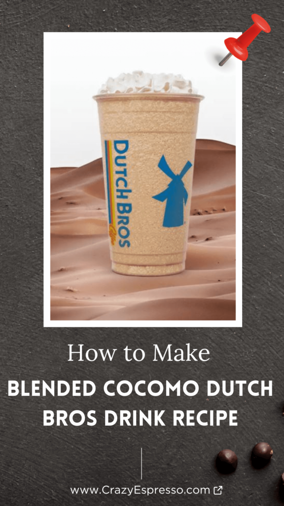 how to make blended Cocomo Dutch Bros Drink Recipe