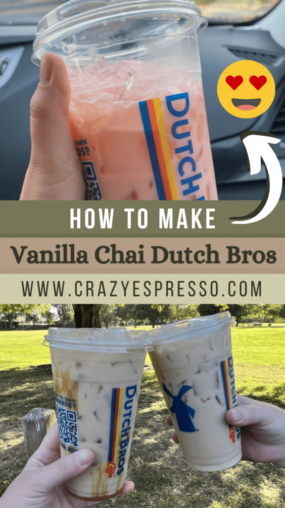 How to make Vanilla Chai Dutch Bros