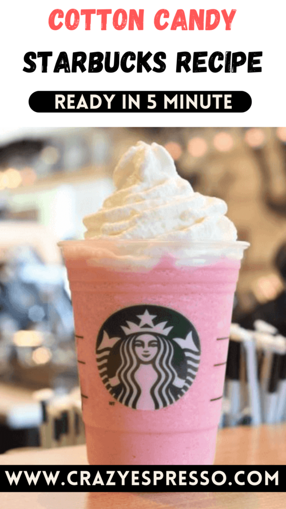 Cotton Candy Starbucks Recipe