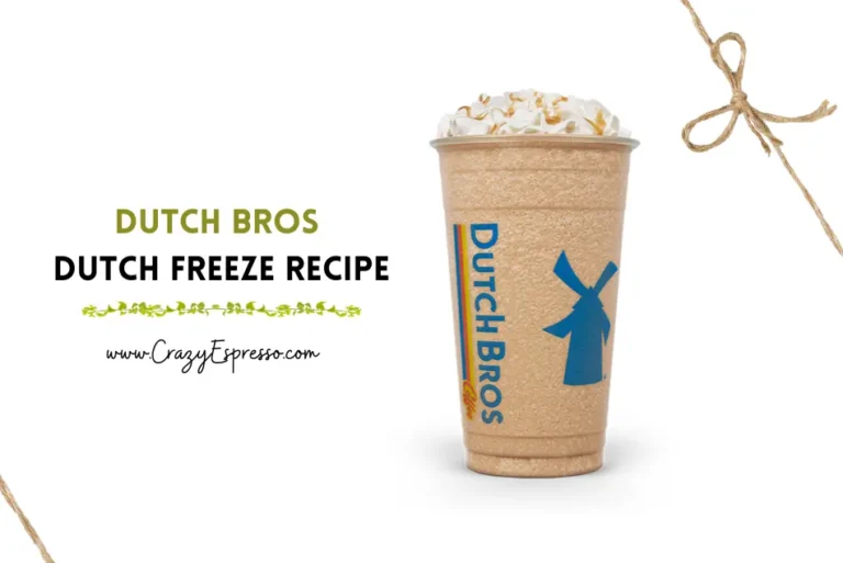 Dutch Bros Dutch Freeze Recipe