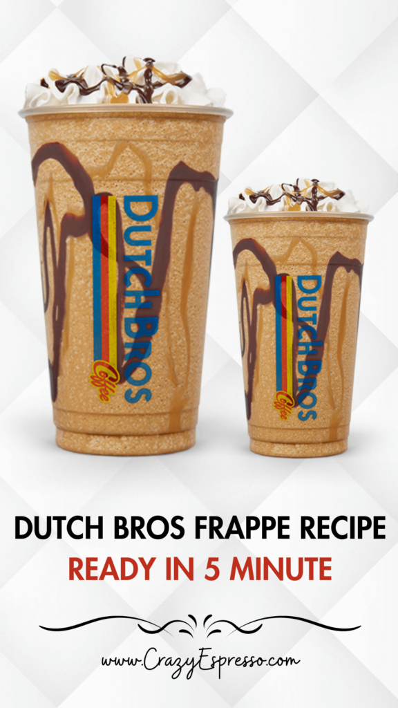 Dutch Bros Frappe Recipe