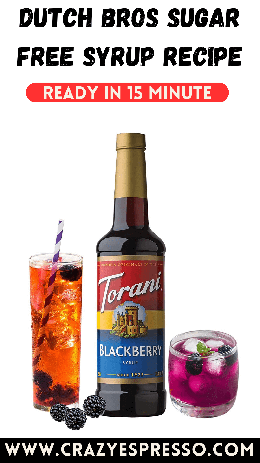 Dutch Bros SugarFree Syrup Recipe Homemade Syrup