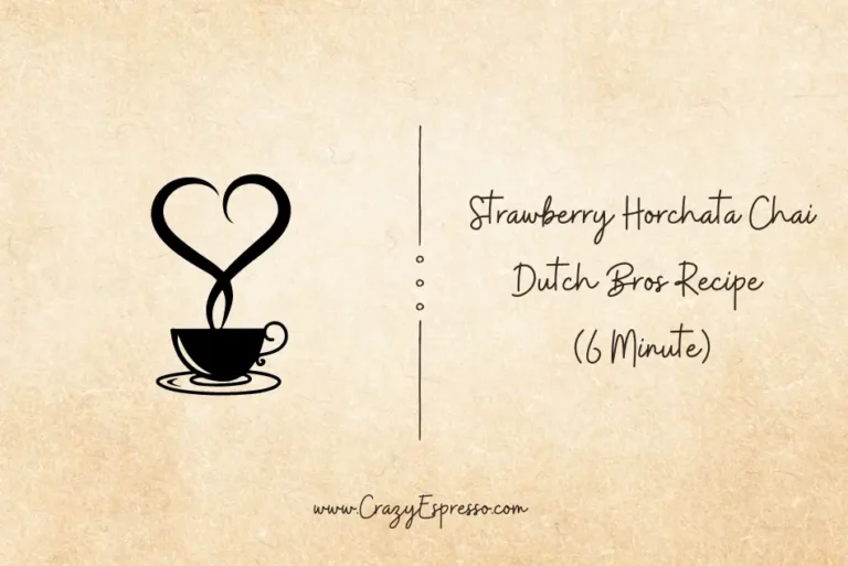 Strawberry Horchata Chai Dutch Bros Recipe