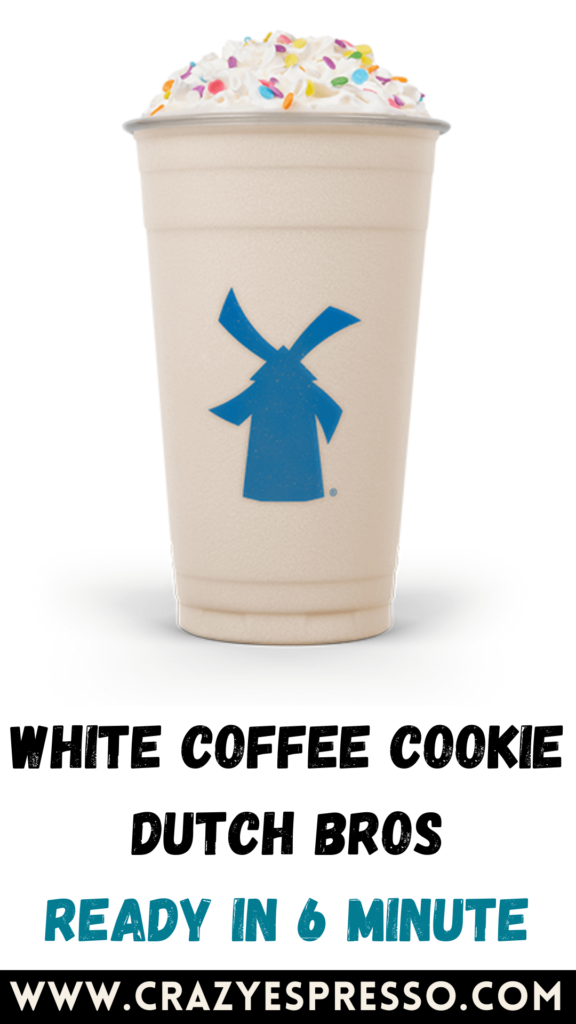 White Coffee Cookie Dutch Bros Recipe