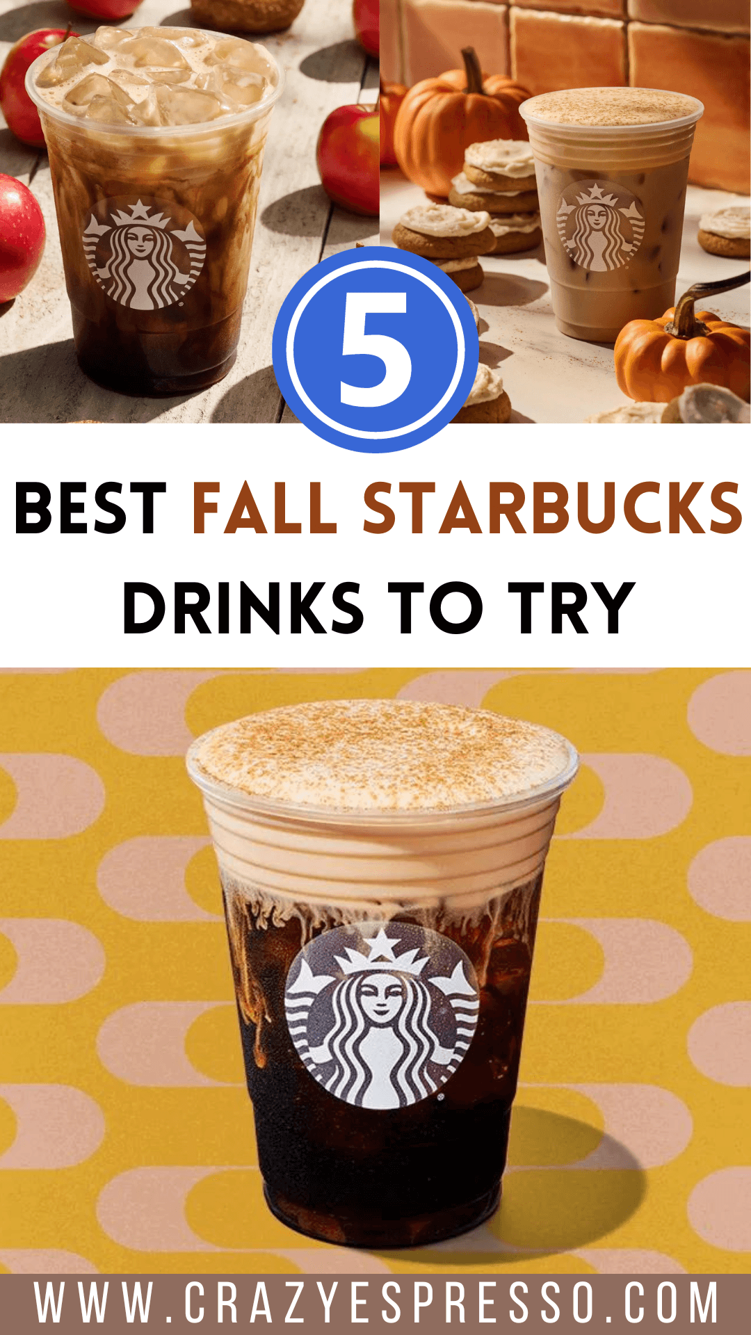 Top 5 Best Fall Starbucks Drinks to Try Crazy Espresso