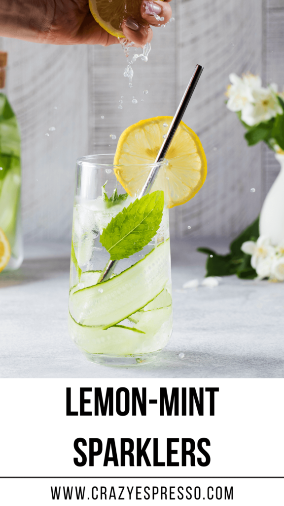 Lemon-Mint Sparklers