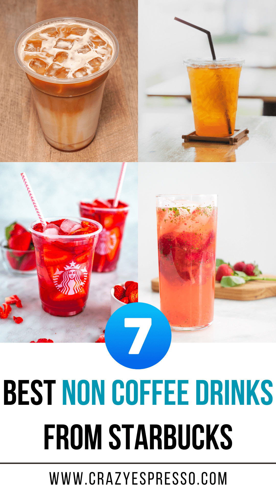 7 Best Non Coffee Drinks From Starbucks - Crazy Espresso