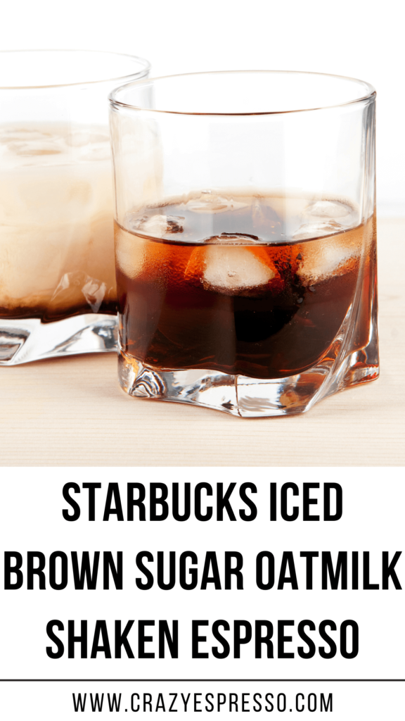 Iced Brown Sugar Oatmilk Shaken Espresso