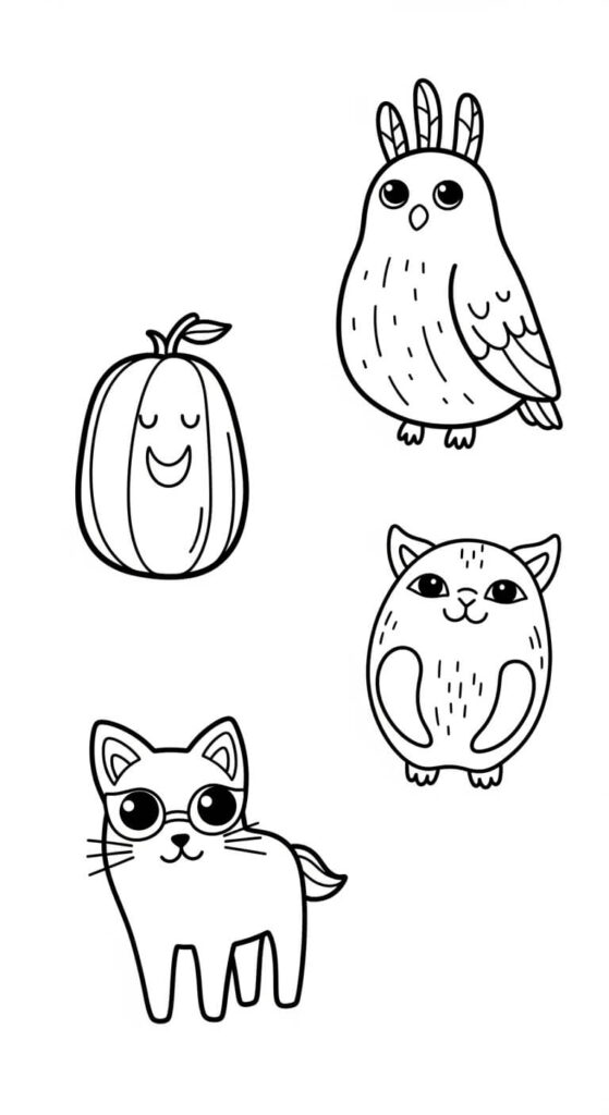 cute little drawings easy simple doodles 9