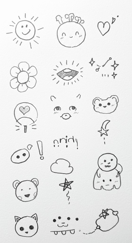 drawing ideas easy doodles sketches pencil simple cute 1