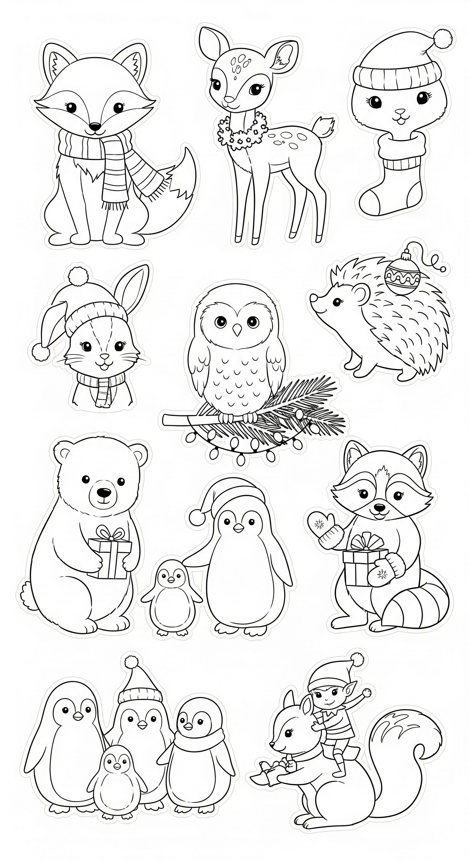 easy christmas doodles ideas 12