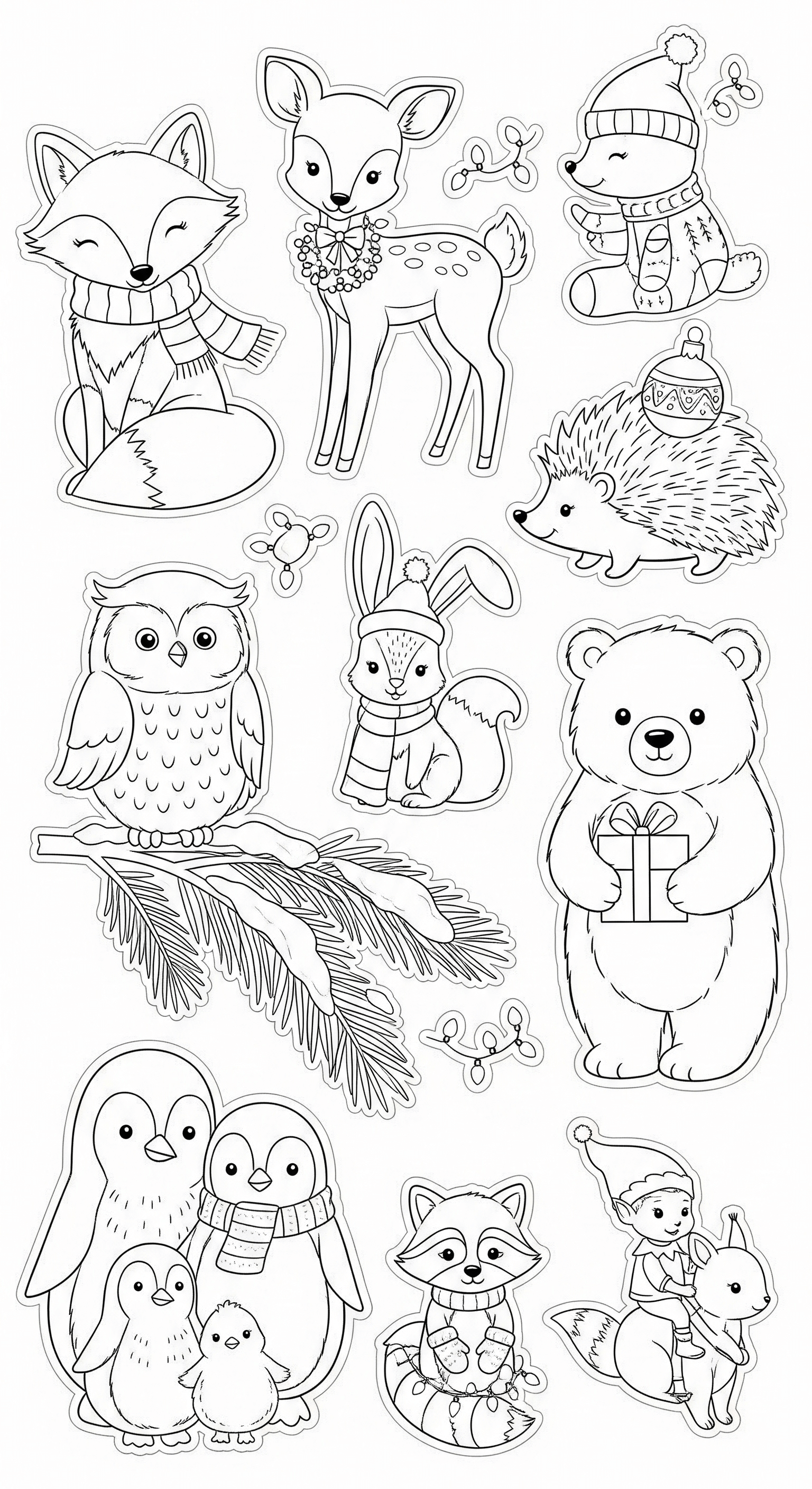 easy christmas doodles ideas 13