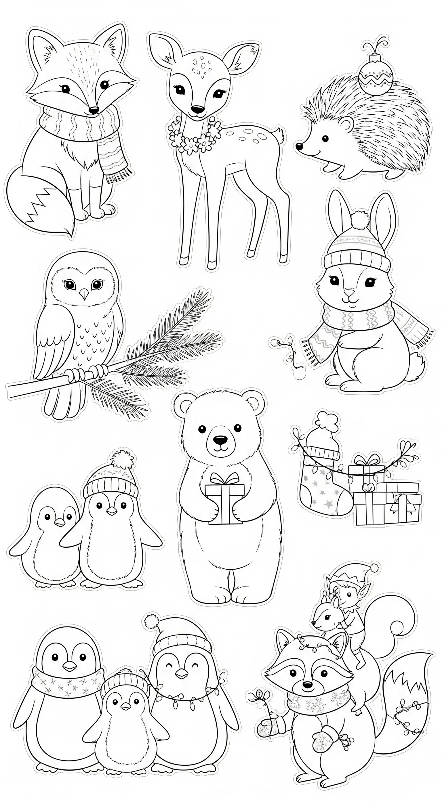 easy christmas doodles ideas 14