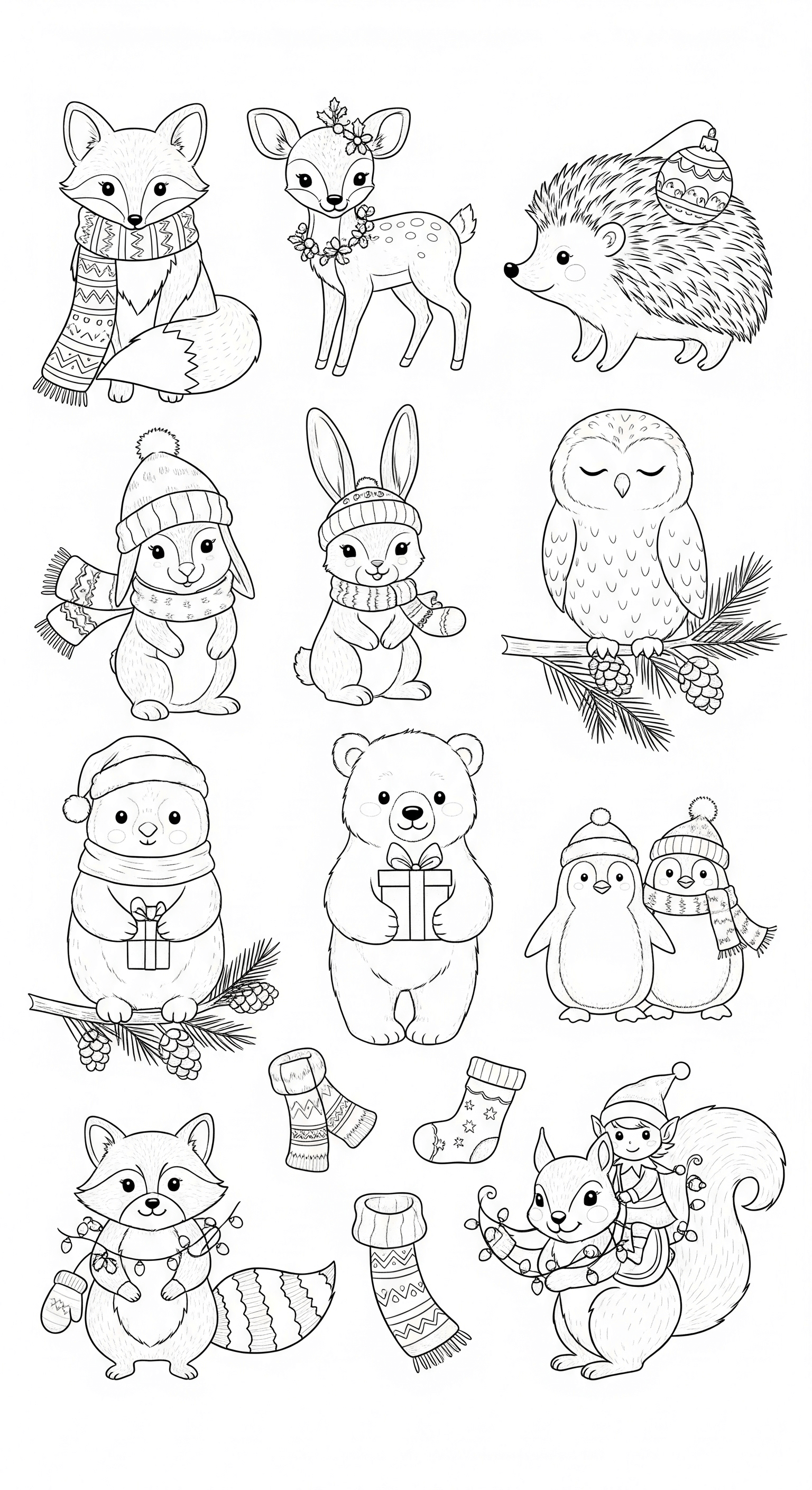 easy christmas doodles ideas 15