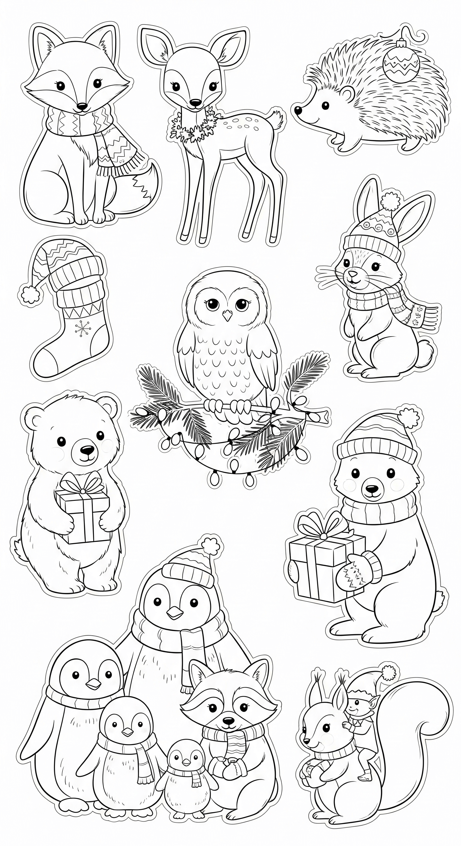 easy christmas doodles ideas 16