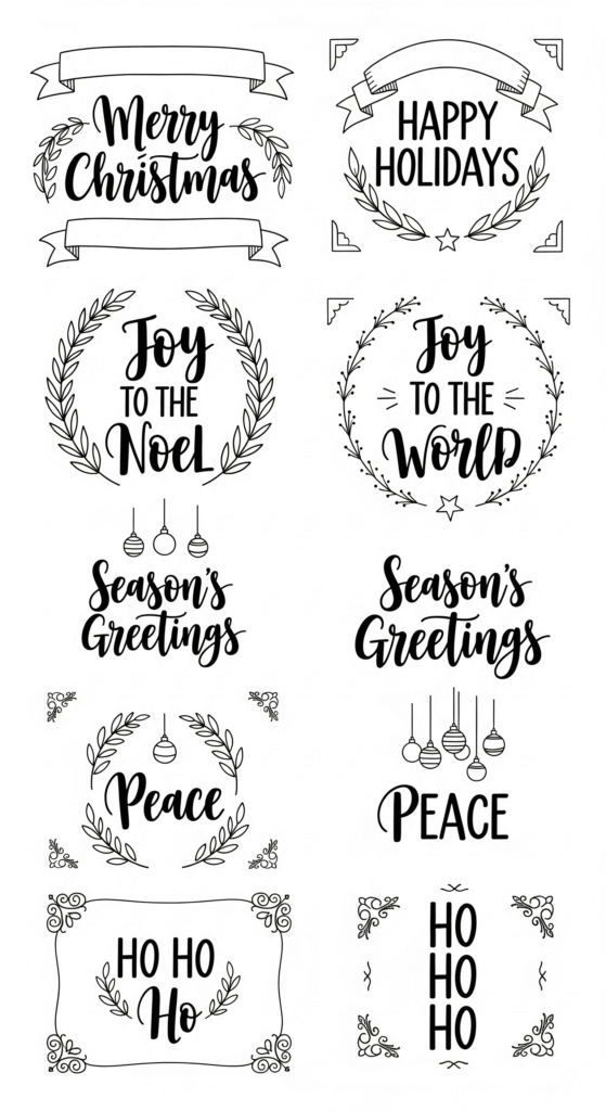 easy christmas doodles ideas 19 1