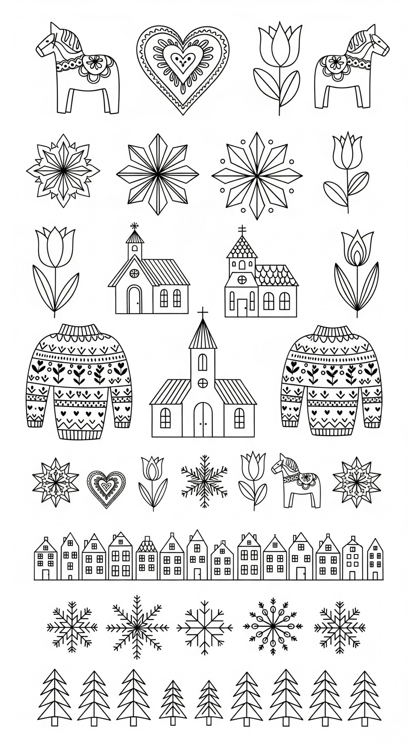 easy christmas doodles ideas 4 scaled