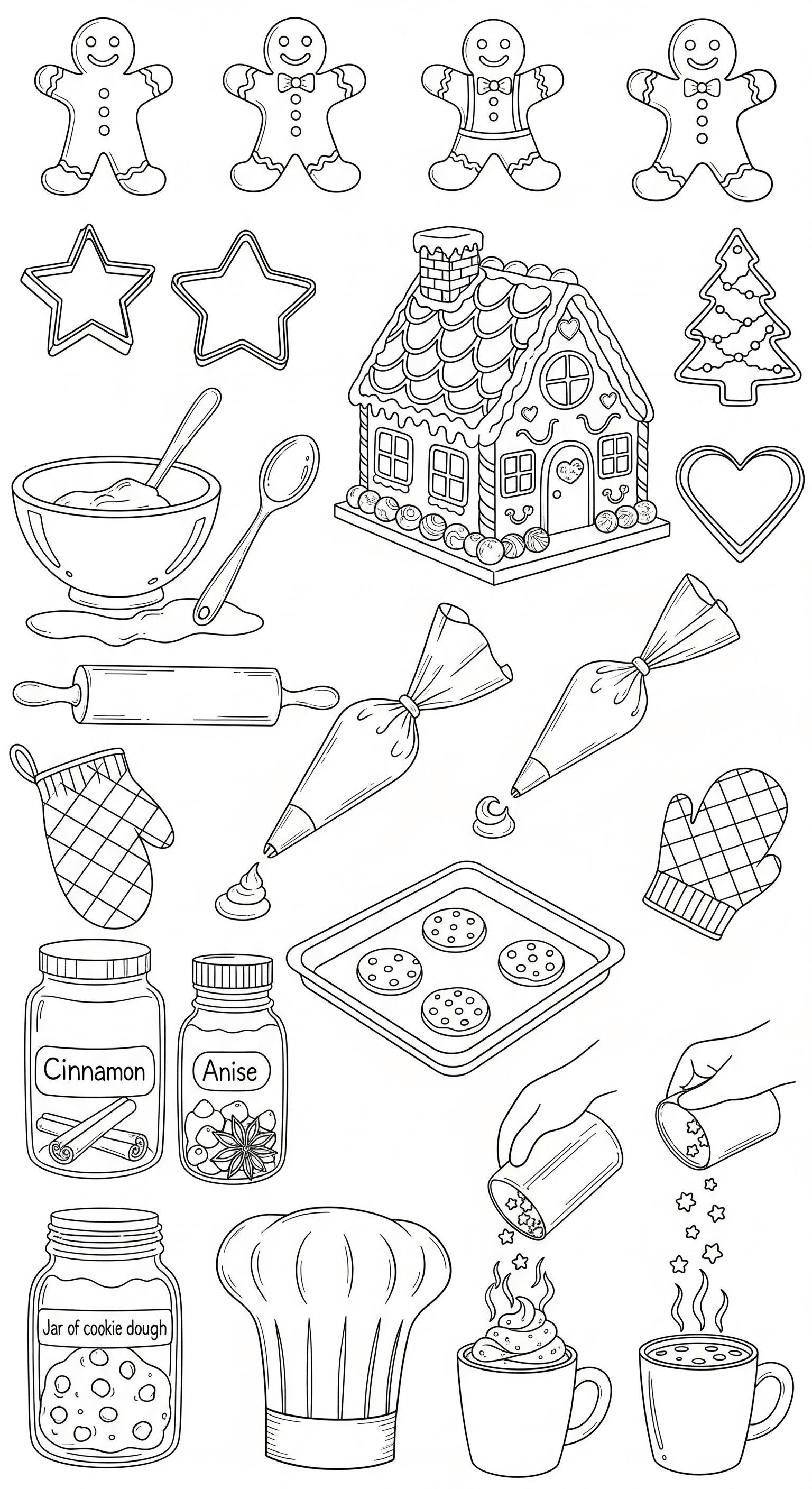 easy christmas doodles ideas 7
