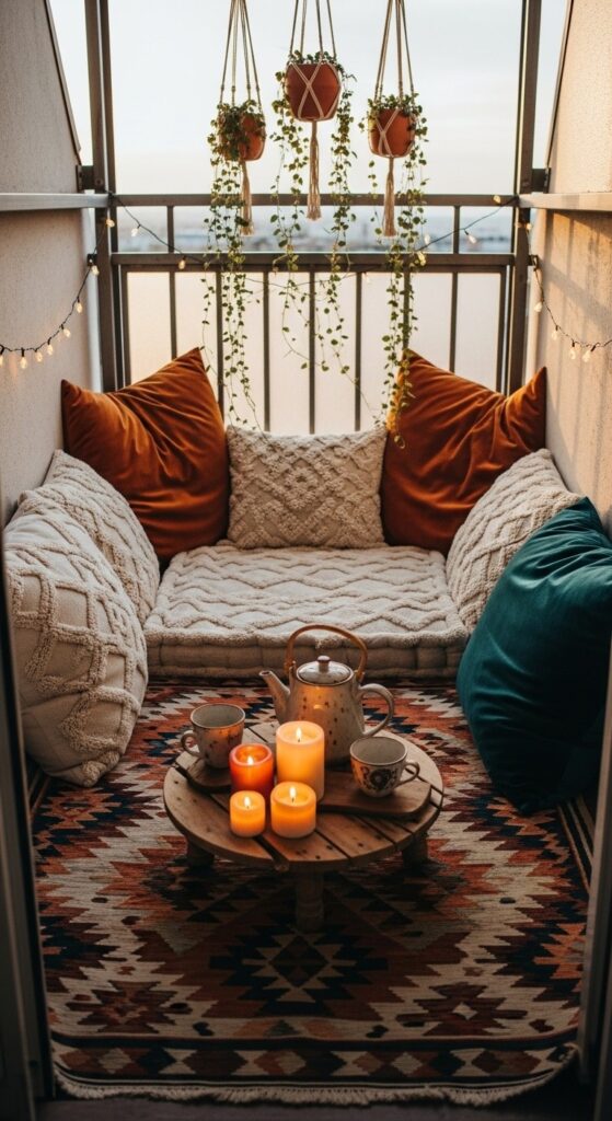20 Balcony Ideas With Plants And Lights 15