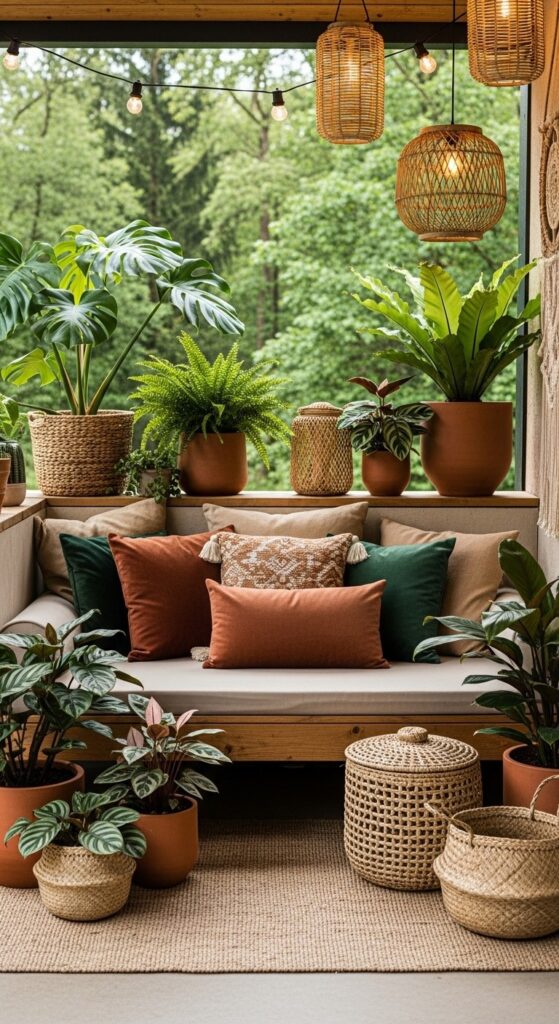 20 Balcony Ideas With Plants And Lights 2