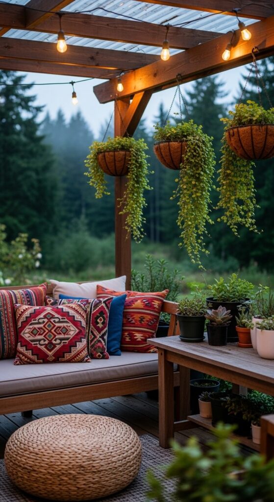 20 Balcony Ideas With Plants And Lights 7