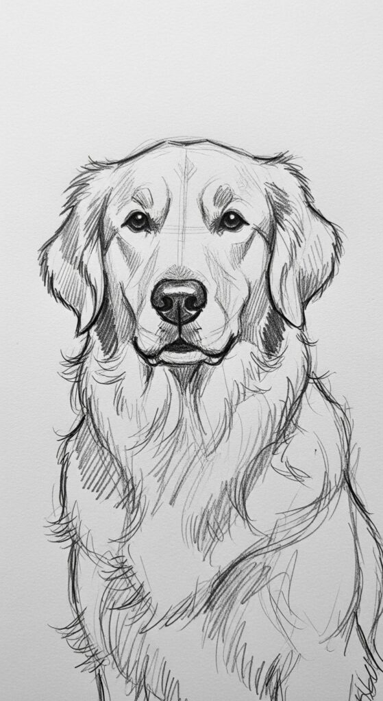 25 Cute Dog Drawing Ideas 28