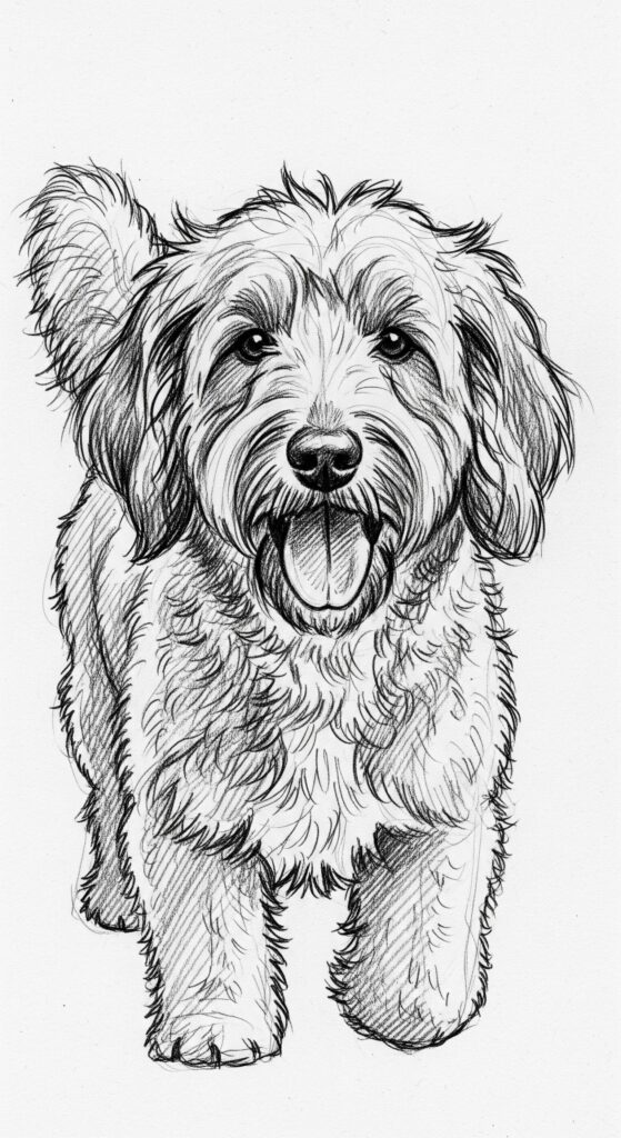 25 Dog Sketch Easy Step By Step Tutorial Drawing Ideas 10