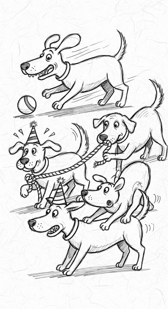 25 Dog Sketch Easy Step By Step Tutorial Drawing Ideas 19