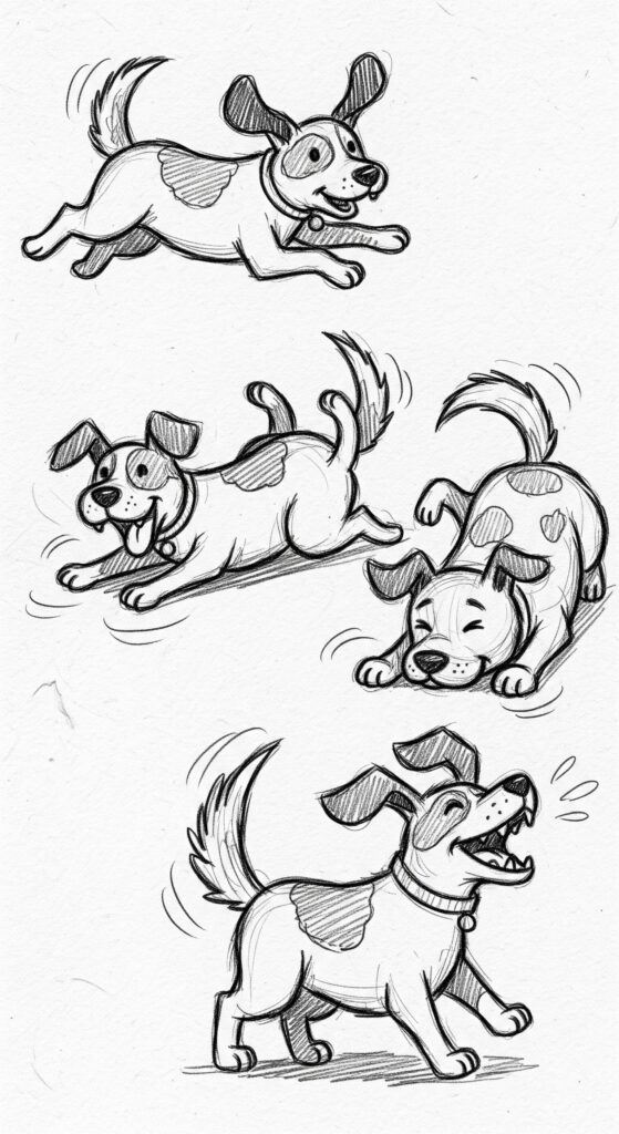 25 Dog Sketch Easy Step By Step Tutorial Drawing Ideas 22