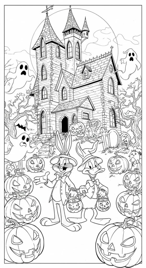 25 Printable Halloween Coloring Pages 🎃 13