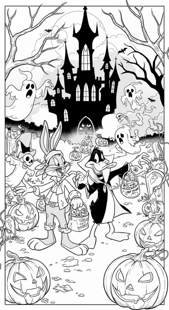 25 Printable Halloween Coloring Pages 🎃 14