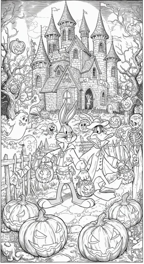 25 Printable Halloween Coloring Pages 🎃 15
