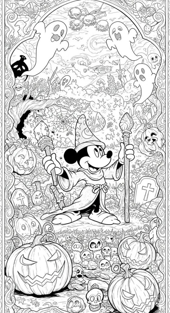 25 Printable Halloween Coloring Pages 🎃 16