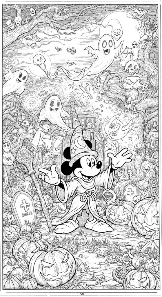 25 Printable Halloween Coloring Pages 🎃 17