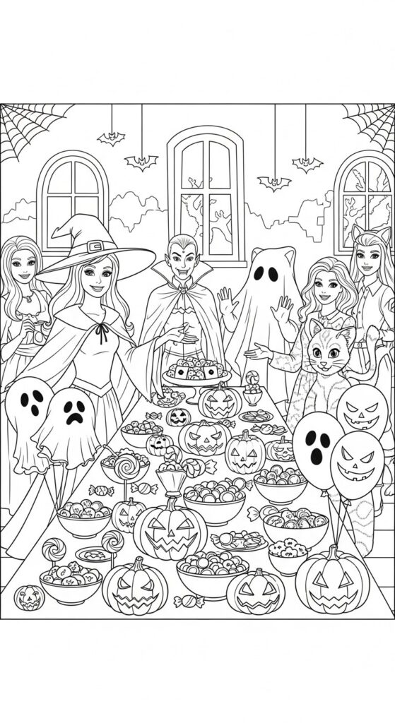 25 Printable Halloween Coloring Pages 🎃 19