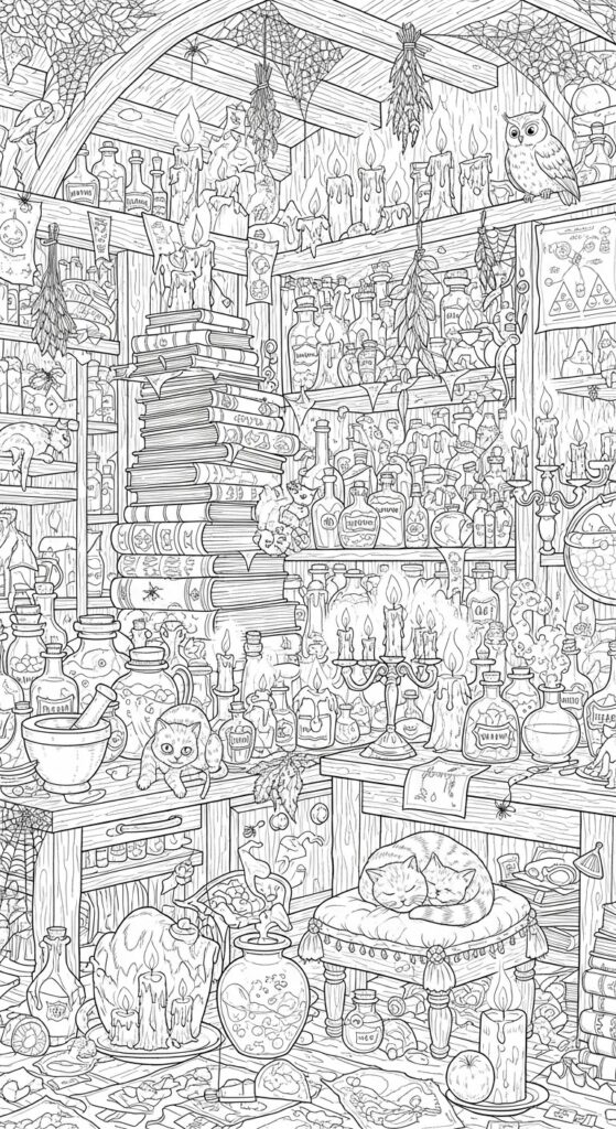 25 Printable Halloween Coloring Pages 🎃 20