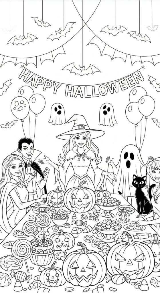 25 Printable Halloween Coloring Pages 🎃 21