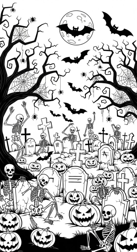 25 Printable Halloween Coloring Pages 🎃 26