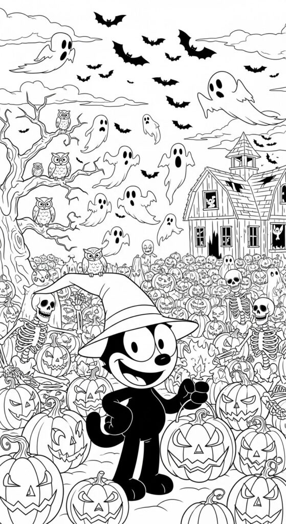 25 Printable Halloween Coloring Pages 🎃 27